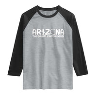 Arizona State Pride Raglan Shirt The Grand Canyon State Souvenir