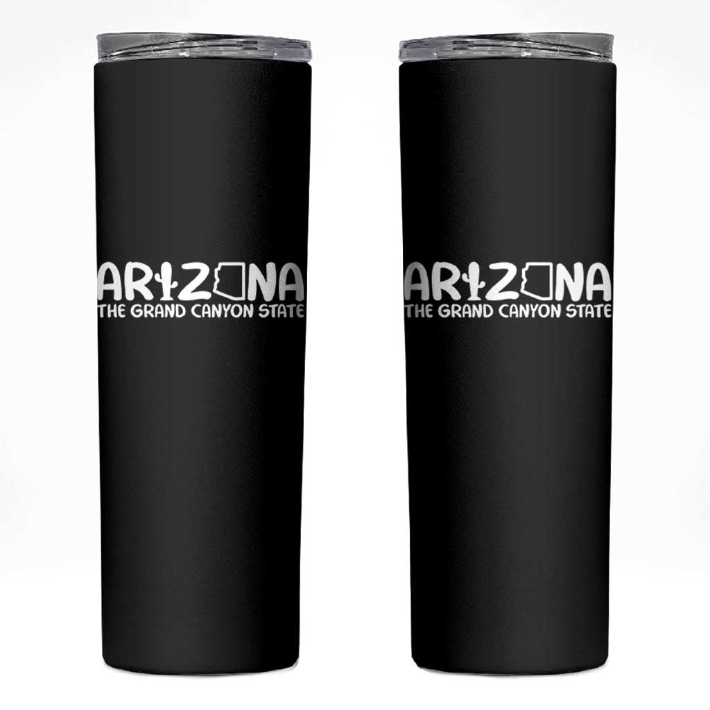 Arizona State Pride Skinny Tumbler The Grand Canyon State Souvenir