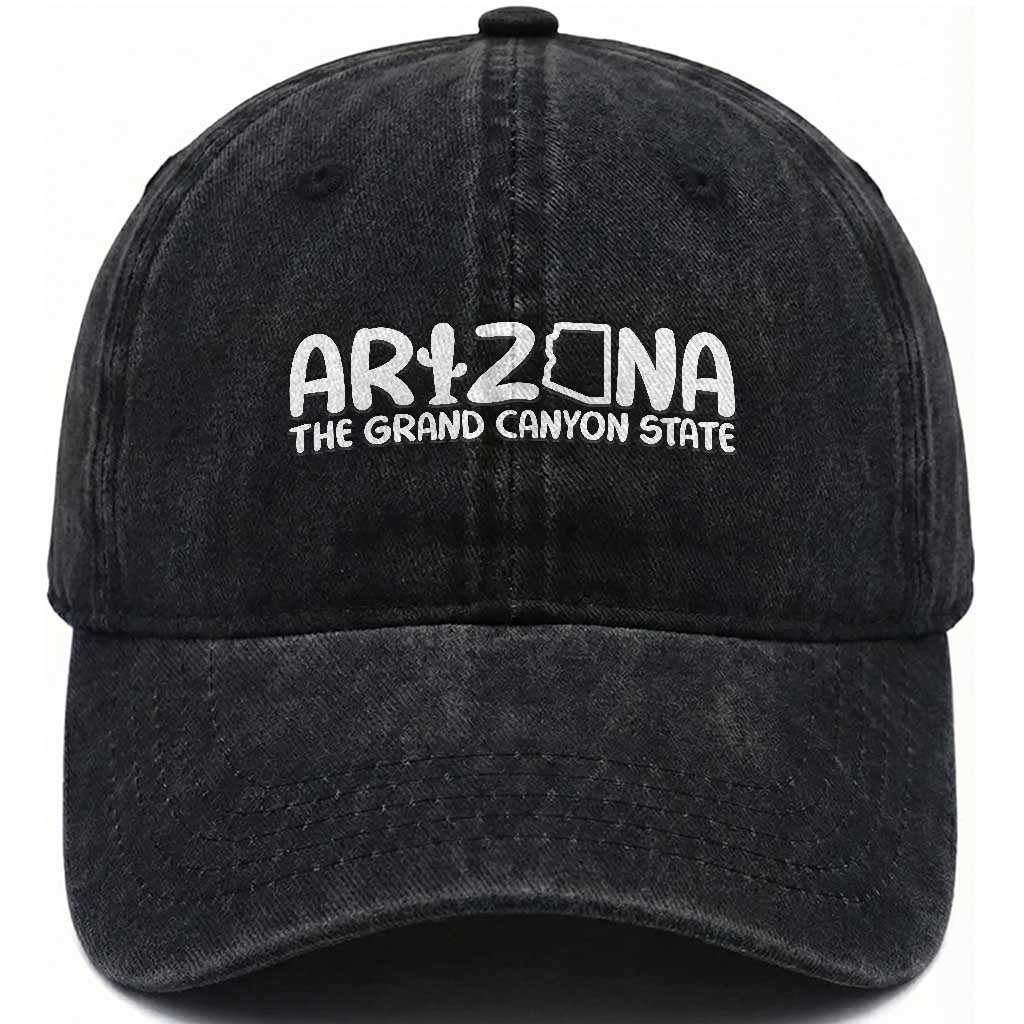 Arizona State Pride Washed Cotton Baseball Cap The Grand Canyon State Souvenir
