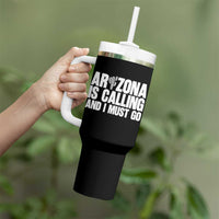 Arizona Is Calling And I Must Go Tumbler With Handle Gift For Arizona Lover