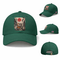 Vintage Japanese Ukiyoe Punch Baby Monkey Baseball Cap Kawaii Animal Gift