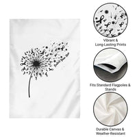 Protect Your Skin Garden Flag Melanoma Awareness Dandelion Gift