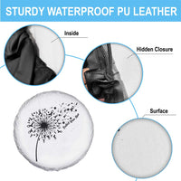 Protect Your Skin Spare Tire Cover Melanoma Awareness Dandelion Gift