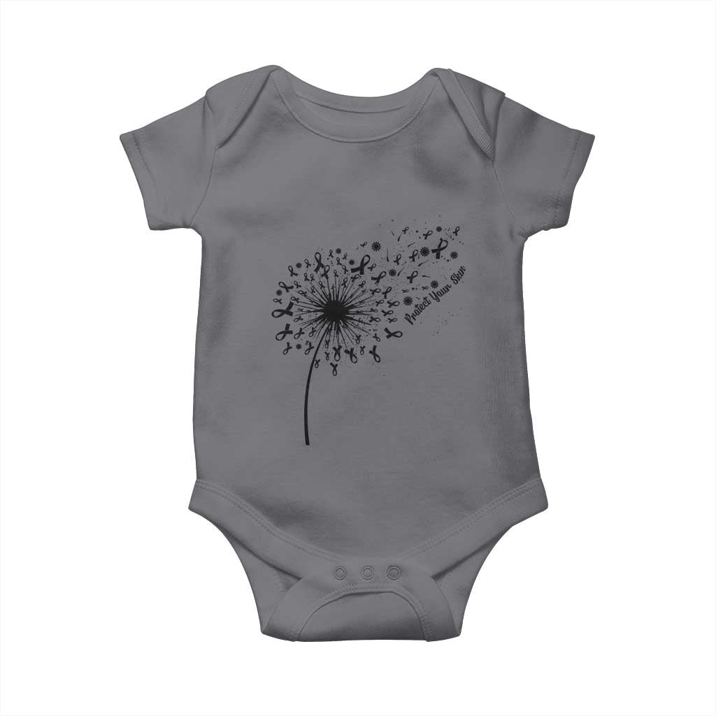 Protect Your Skin Baby Onesie Melanoma Awareness Dandelion Gift
