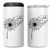 Protect Your Skin 4 in 1 Can Cooler Tumbler Melanoma Awareness Dandelion Gift