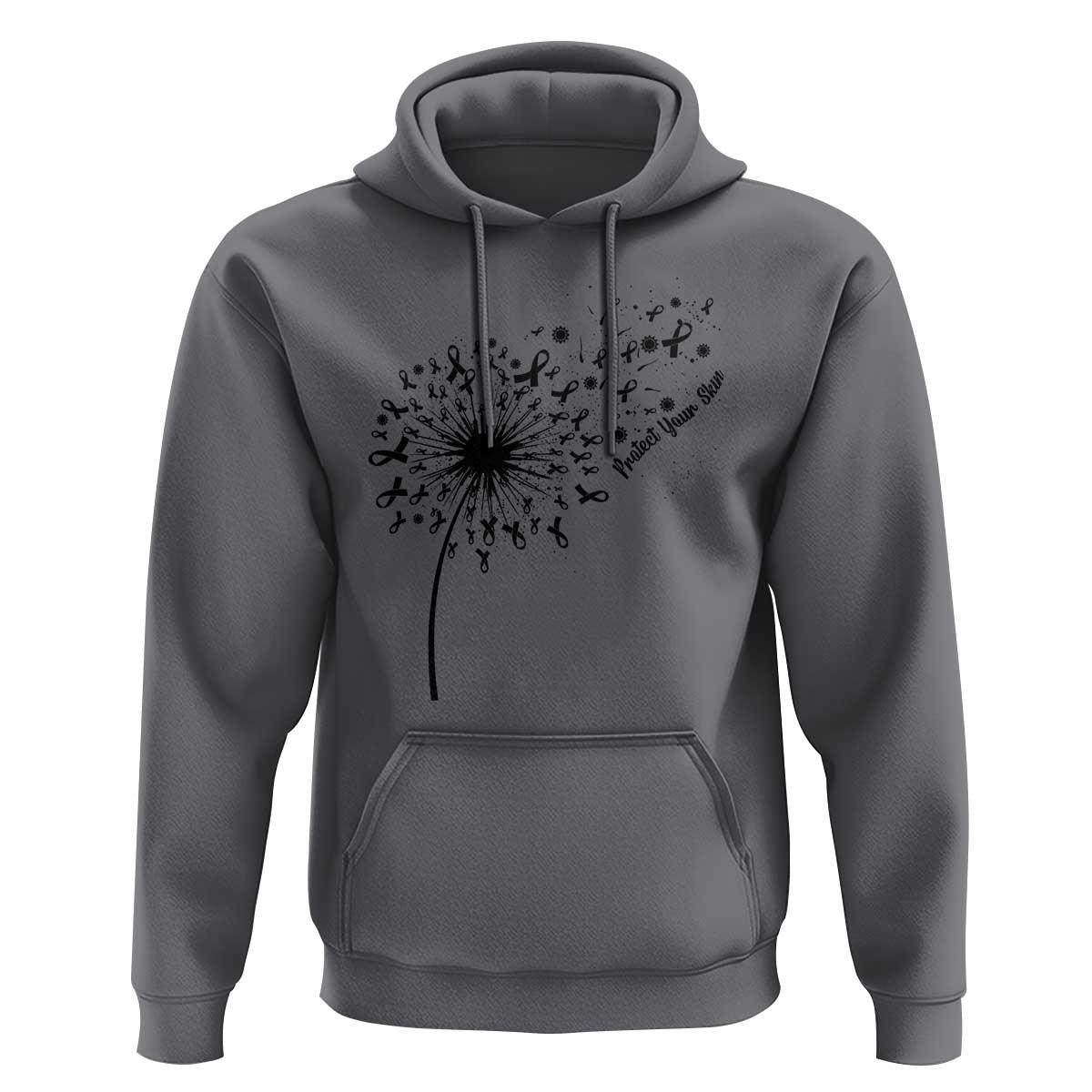 Protect Your Skin Hoodie Melanoma Awareness Dandelion Gift