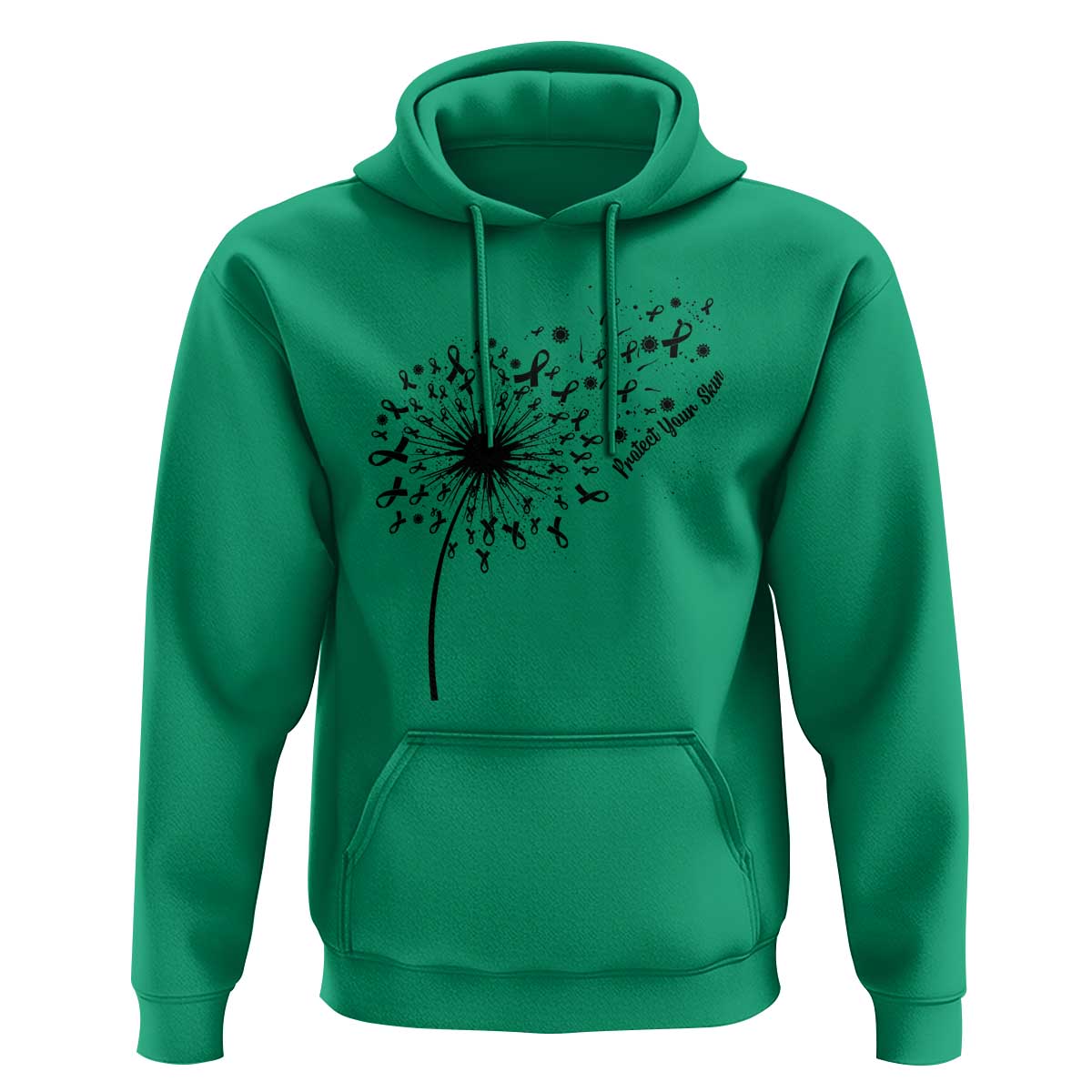 Protect Your Skin Hoodie Melanoma Awareness Dandelion Gift