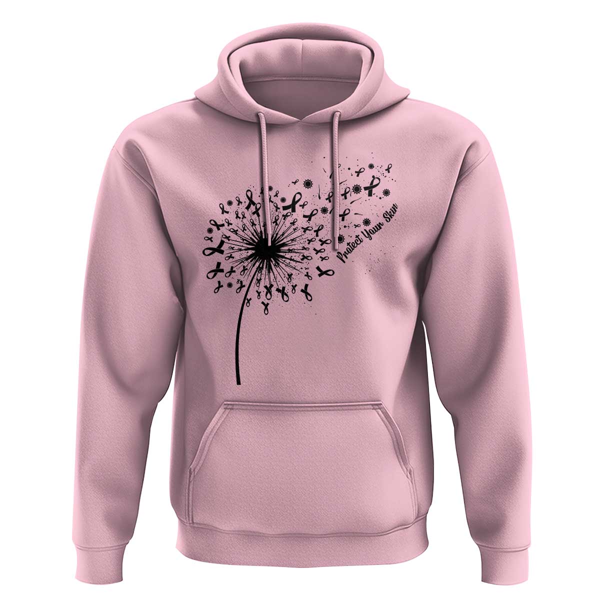 Protect Your Skin Hoodie Melanoma Awareness Dandelion Gift
