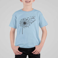 Protect Your Skin T Shirt For Kid Melanoma Awareness Dandelion Gift