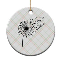 Protect Your Skin Ceramic Ornament Melanoma Awareness Dandelion Gift