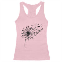 Protect Your Skin Racerback Tank Top Melanoma Awareness Dandelion Gift