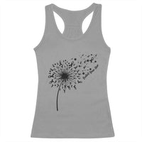 Protect Your Skin Racerback Tank Top Melanoma Awareness Dandelion Gift
