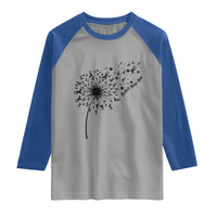 Protect Your Skin Raglan Shirt Melanoma Awareness Dandelion Gift