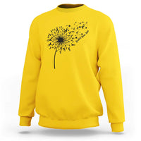 Protect Your Skin Sweatshirt Melanoma Awareness Dandelion Gift
