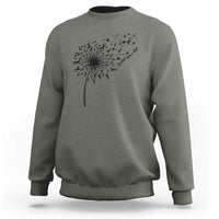 Protect Your Skin Sweatshirt Melanoma Awareness Dandelion Gift