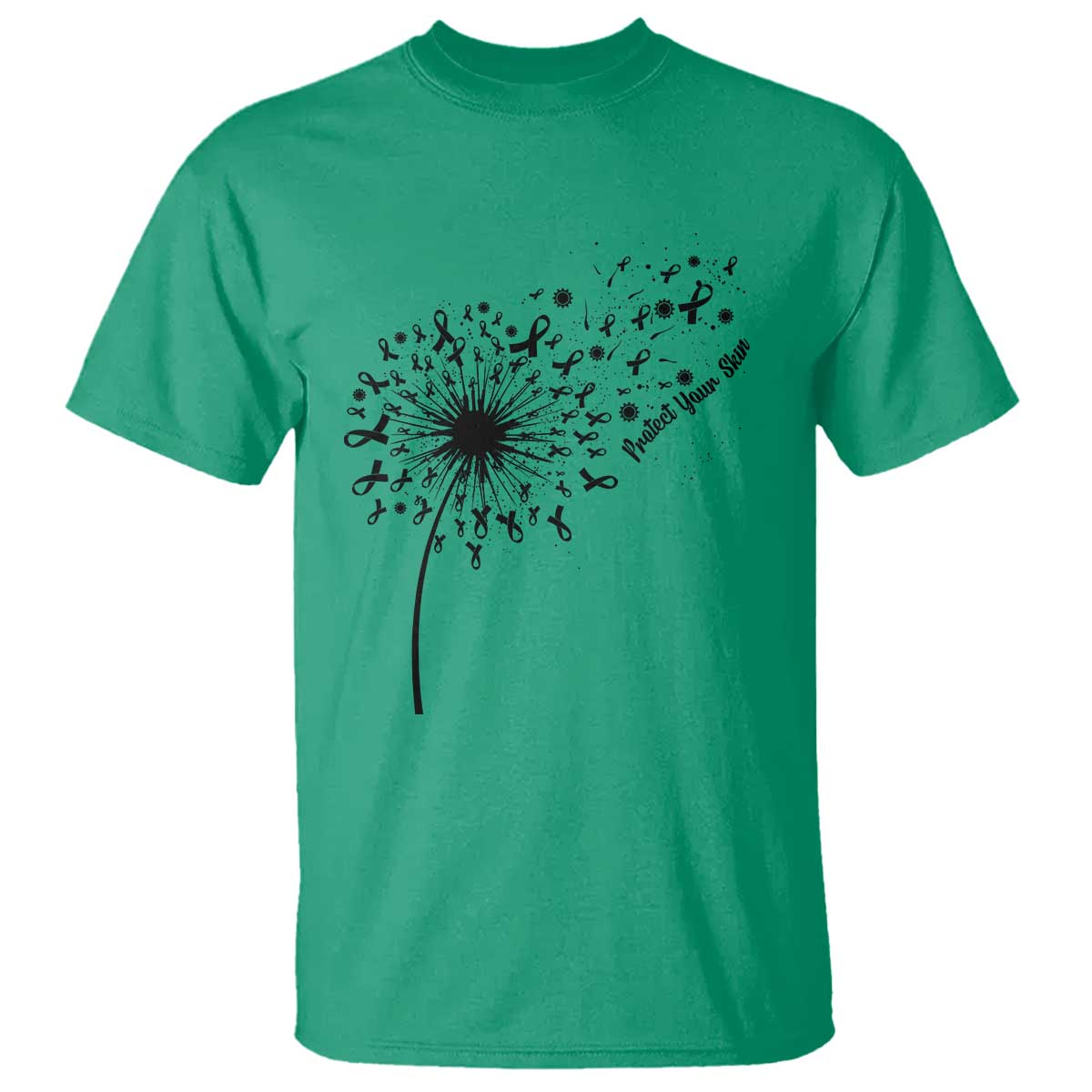 Protect Your Skin T Shirt Melanoma Awareness Dandelion Gift
