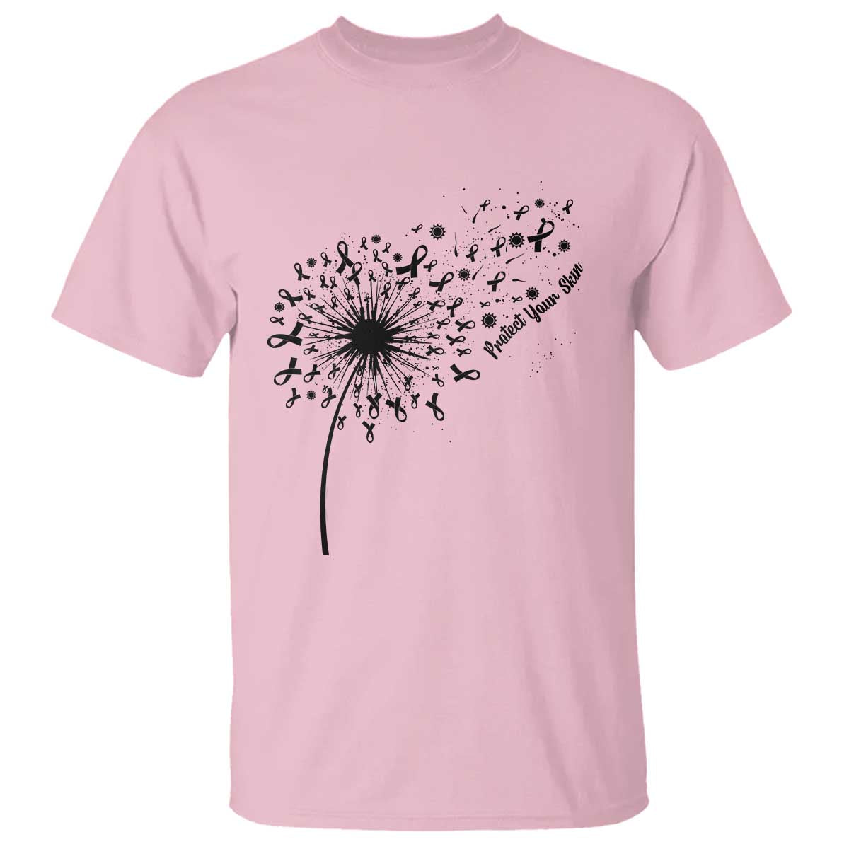 Protect Your Skin T Shirt Melanoma Awareness Dandelion Gift