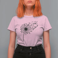 Protect Your Skin T Shirt For Women Melanoma Awareness Dandelion Gift
