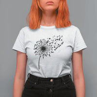 Protect Your Skin T Shirt For Women Melanoma Awareness Dandelion Gift