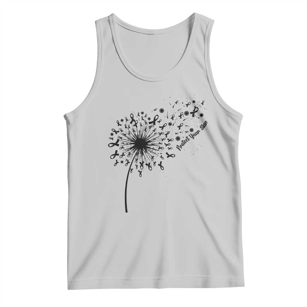 Protect Your Skin Tank Top Melanoma Awareness Dandelion Gift