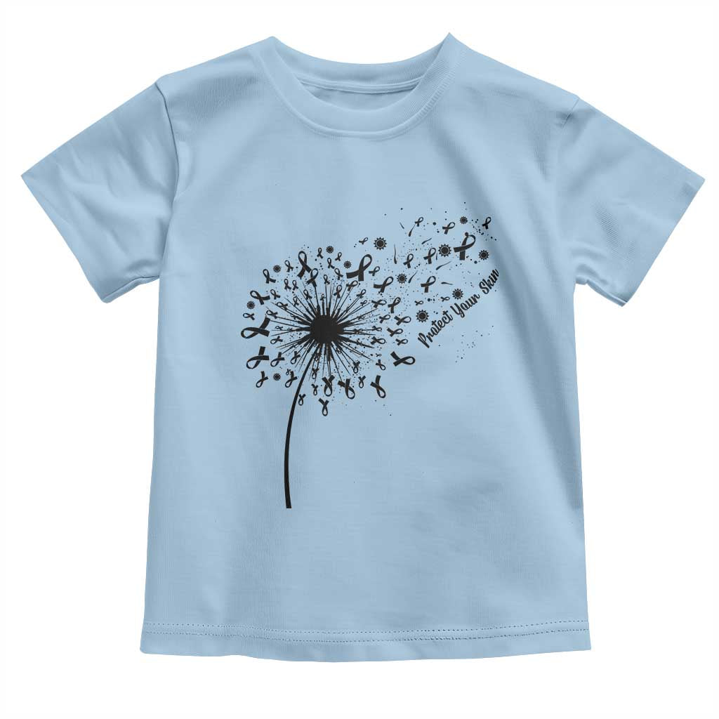 Protect Your Skin Toddler T Shirt Melanoma Awareness Dandelion Gift