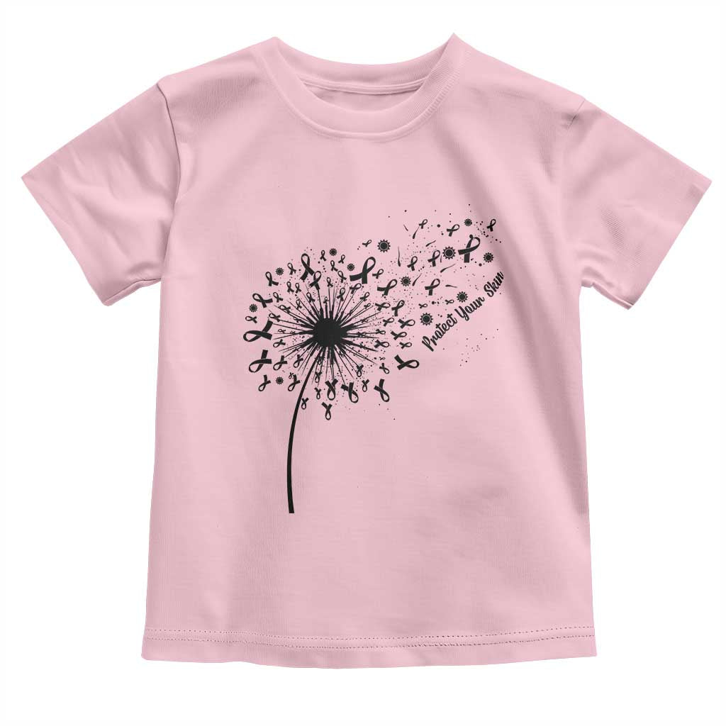Protect Your Skin Toddler T Shirt Melanoma Awareness Dandelion Gift