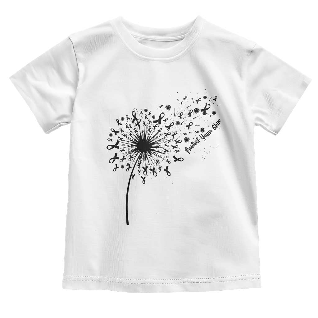 Protect Your Skin Toddler T Shirt Melanoma Awareness Dandelion Gift