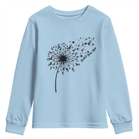 Protect Your Skin Youth Sweatshirt Melanoma Awareness Dandelion Gift