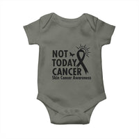 Melanoma Awareness Skin Cancer Warrior Baby Onesie Not Today Cancer