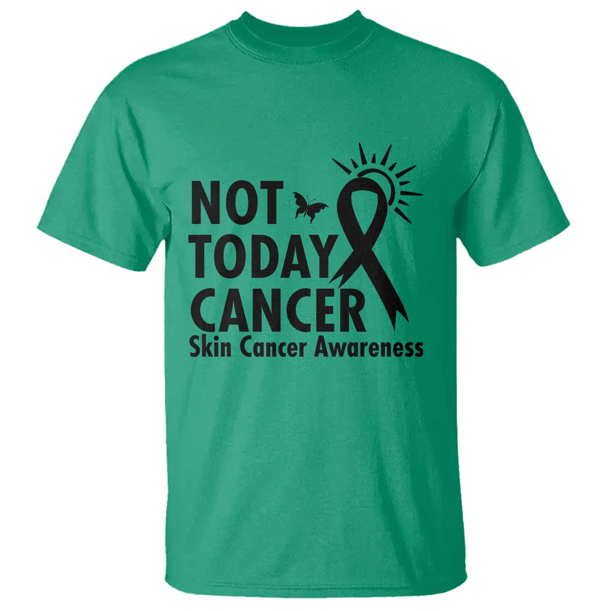 Melanoma Awareness Skin Cancer Warrior T Shirt Not Today Cancer
