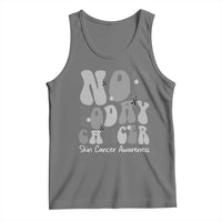 Not Today Melanoma Warrior Skeleton Cancer Fighter Tank Top
