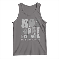 Not Today Melanoma Warrior Skeleton Cancer Fighter Tank Top