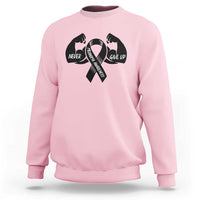 Melanoma Awareness Warrior Sweatshirt Never Give Up