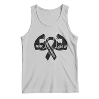 Melanoma Awareness Warrior Tank Top Never Give Up