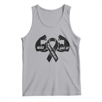 Melanoma Awareness Warrior Tank Top Never Give Up