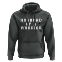 Husband Of A Warrior Hoodie Melanoma Awareness Wife Support