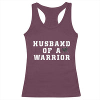Husband Of A Warrior Racerback Tank Top Melanoma Awareness Wife Support
