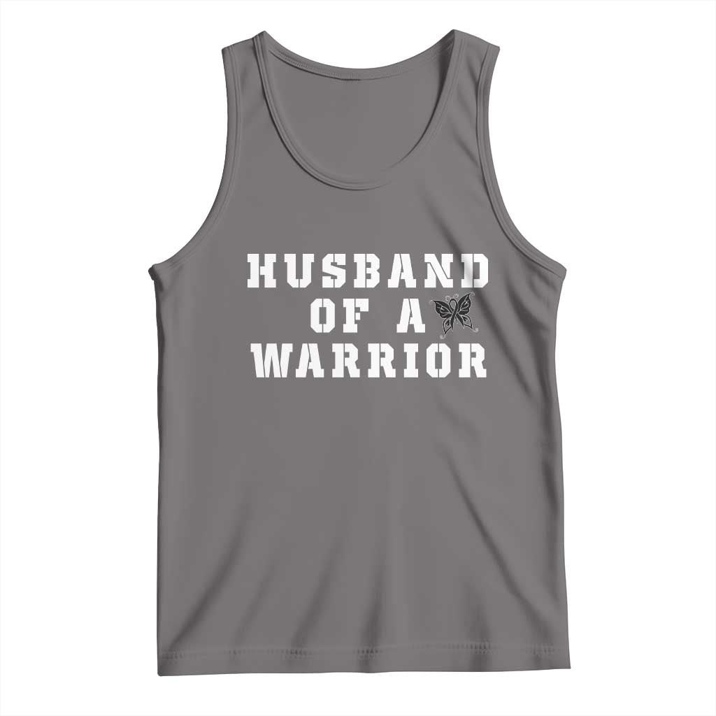 Husband Of A Warrior Tank Top Melanoma Awareness Wife Support