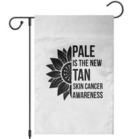 Skin Cancer Survivor Warrior Garden Flag Pale Is The New Tan