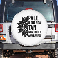 Skin Cancer Survivor Warrior Spare Tire Cover Pale Is The New Tan
