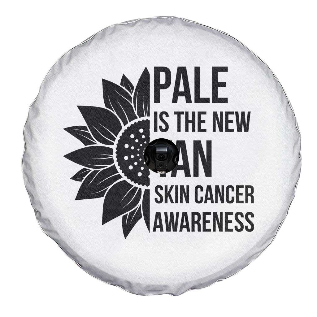 Skin Cancer Survivor Warrior Spare Tire Cover Pale Is The New Tan