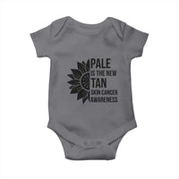 Skin Cancer Survivor Warrior Baby Onesie Pale Is The New Tan