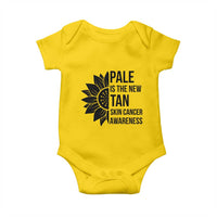 Skin Cancer Survivor Warrior Baby Onesie Pale Is The New Tan