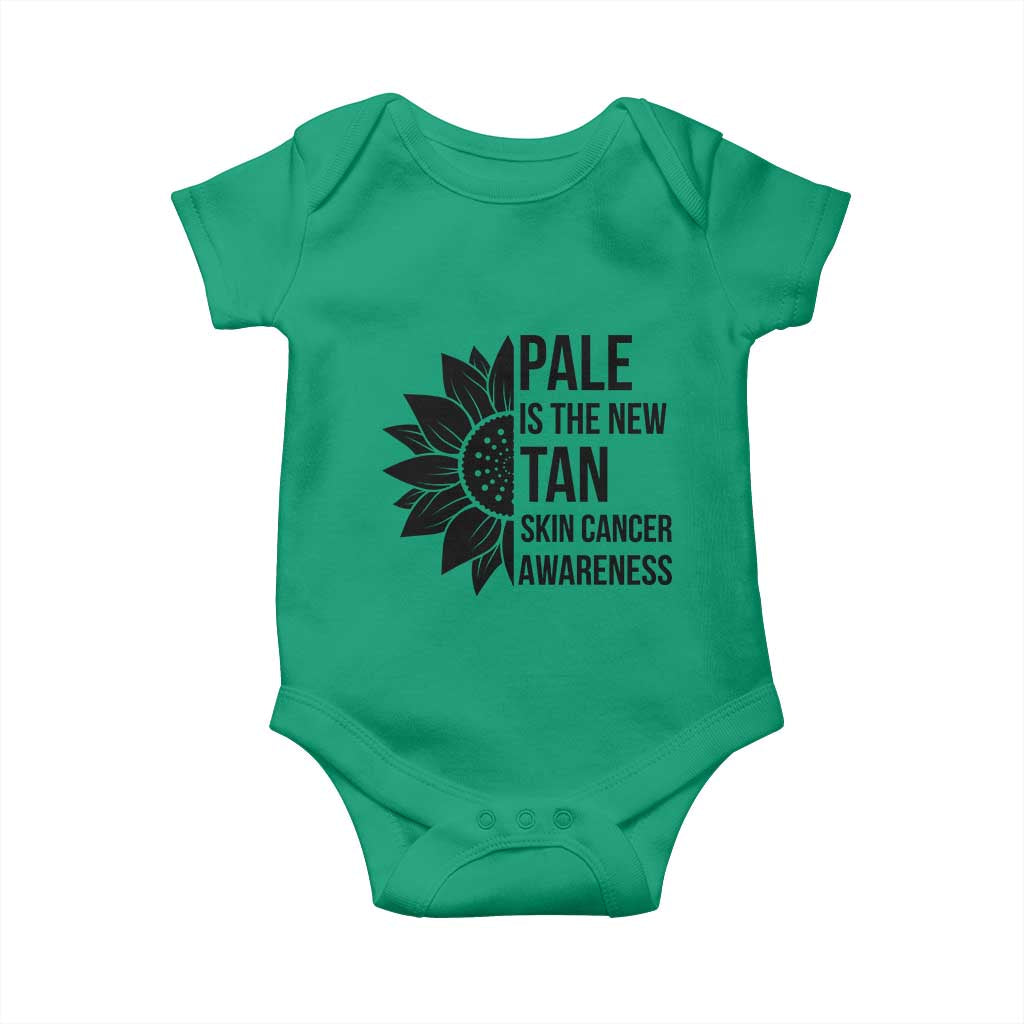 Skin Cancer Survivor Warrior Baby Onesie Pale Is The New Tan