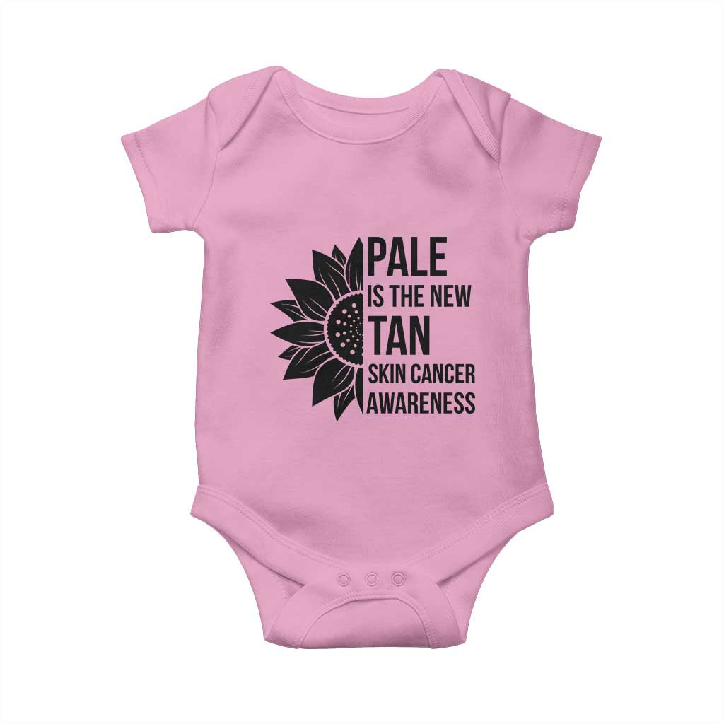 Skin Cancer Survivor Warrior Baby Onesie Pale Is The New Tan