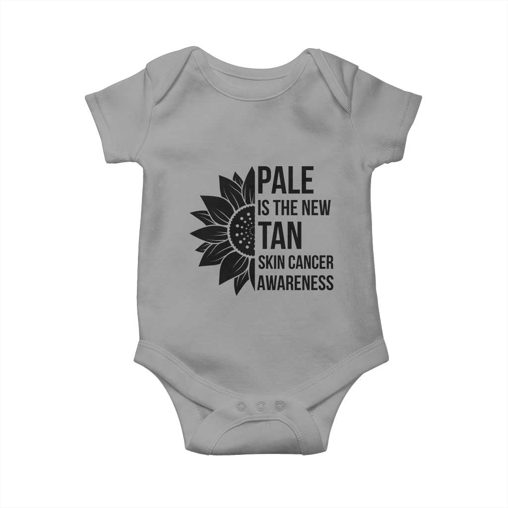 Skin Cancer Survivor Warrior Baby Onesie Pale Is The New Tan