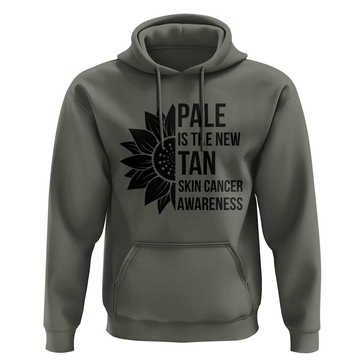 Skin Cancer Survivor Warrior Hoodie Pale Is The New Tan