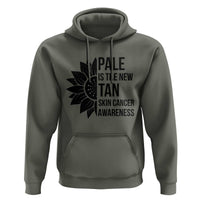 Skin Cancer Survivor Warrior Hoodie Pale Is The New Tan