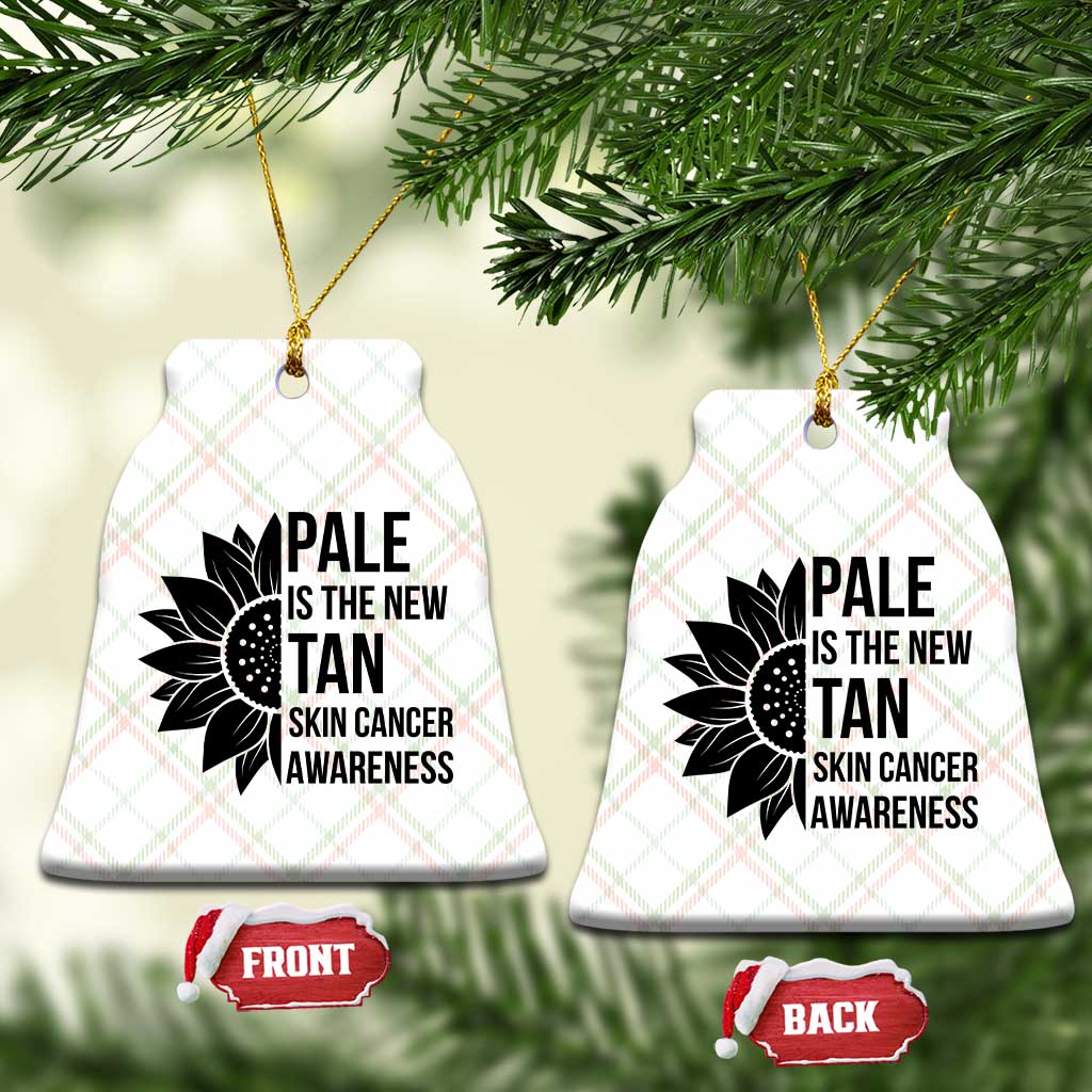 Skin Cancer Survivor Warrior Ceramic Ornament Pale Is The New Tan