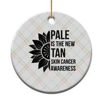 Skin Cancer Survivor Warrior Ceramic Ornament Pale Is The New Tan